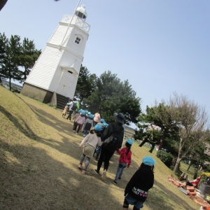 保護中: ぐんぐん組 日和山公園にお花見いってきました。
